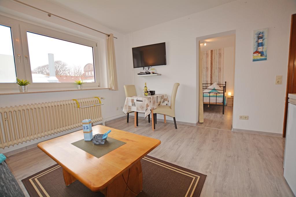 Appartment Vermietung Luetje Büsum Eksteriør billede